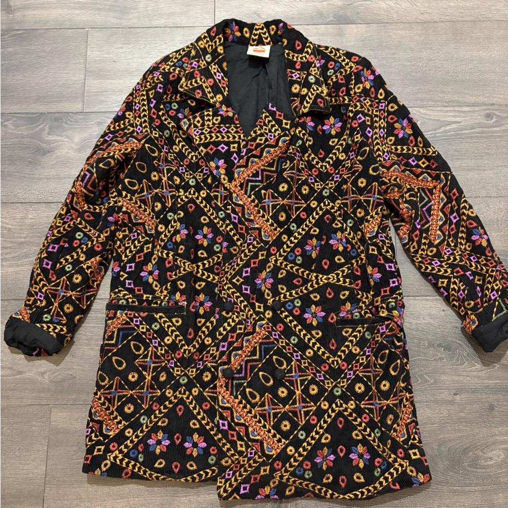 Farm Rio L Blazer/Jacket Embroidery Corduroy